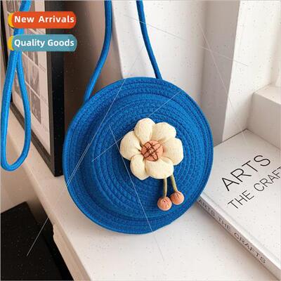 ins new womens bag small fresh sweet wind weaving sense of f