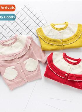 2018 Korean  of the girls fall and winter new knitted sweate