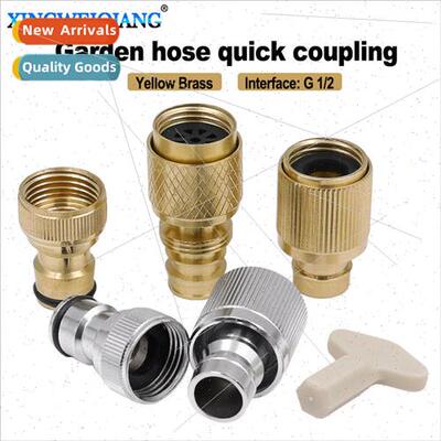 4 Minute Faucet Hose Anti Disconnect Adapter Garden Hose Qui