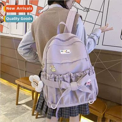 Spring new shoulder bag female Japanese college wind backpac
