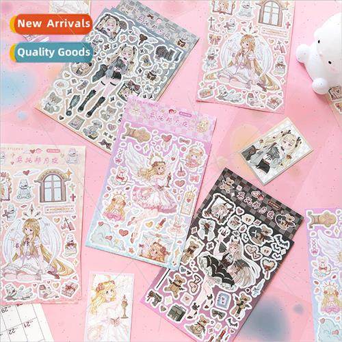 Utopia moon night material stickers angel witch second  diy