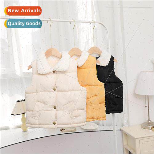 2023 boys and girls baby cotton vest fall and winter childre