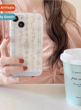 Blue Small Flower IPhone13/14ProMax Reversible Apple 12 Glos