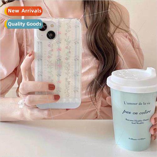 Blue Small Flower IPhone13/14ProMax Reversible Apple 12 Glos