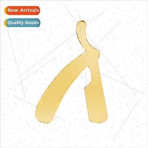 Barber Razor Razor Blade Styling Brooch Pin Lapel Pin Creati