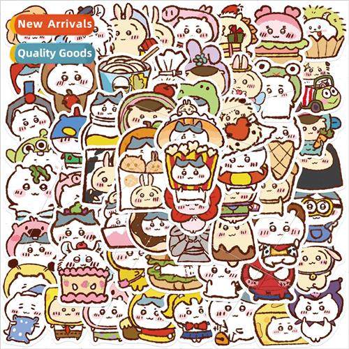 65 chiikawa Erchuang hand-painted avatar stickers guitar lap