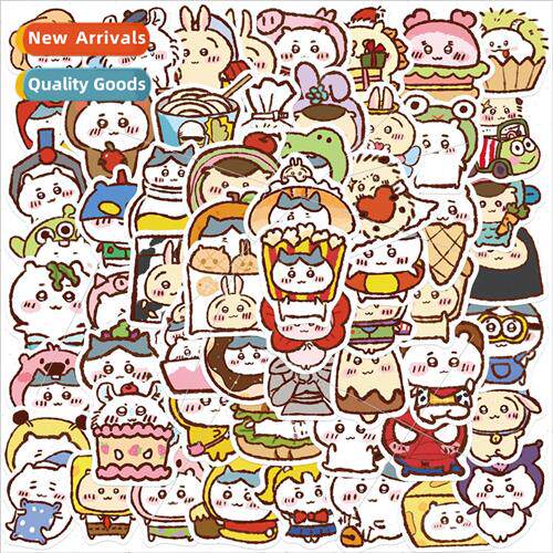 65 chiikawa Erchuang hand-painted avatar stickers guitar lap