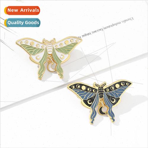 Japanese creative butterfly brooch simple ins  blue and gree