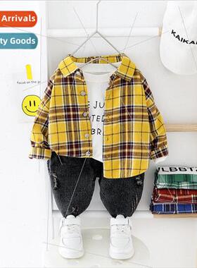 Childrens clothing 2020 spring new suit boys baby Korean pla