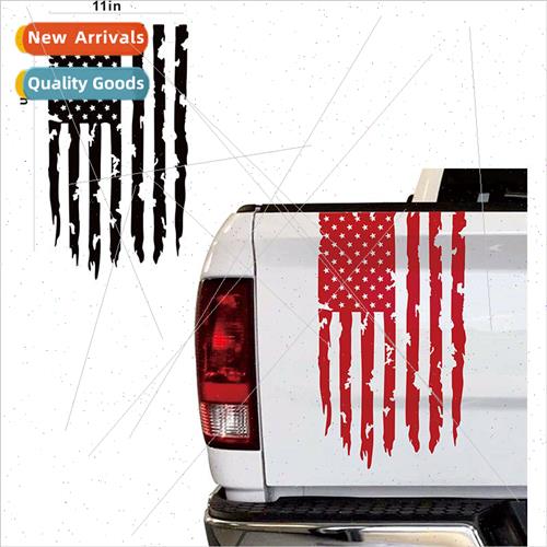 American Flag Graphic Body Decals  Flag Stripes Offroad Tail