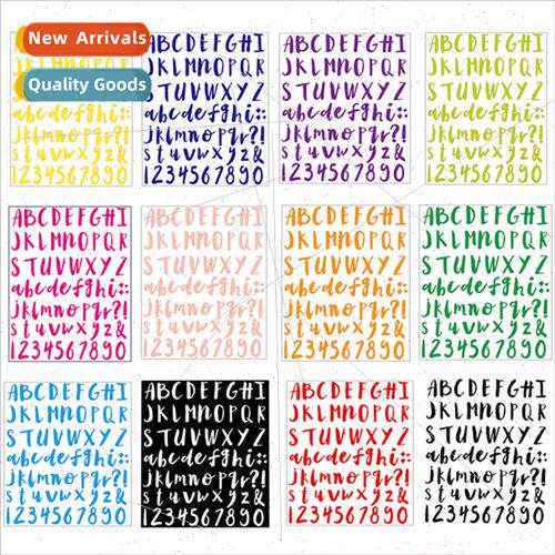 Vinyl Alphanumeric -Adhesive Colorful Rainbow PVC Mailbox Nu
