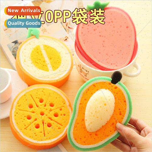 Cartoon Bath Cleaning Sponge Fruit Bath Sponge Childrens Bat
