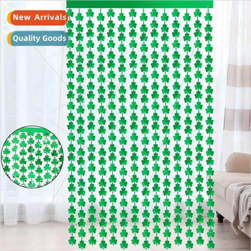 1*2M New St. Patricks Day Irish Festival Decoration Green Sh