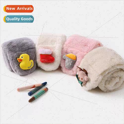 Childrens scarf men winter baby boy cute cartoon Christmas p