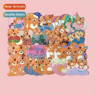 tiger cake phone pack charging cell cute handbook 40pcs girl