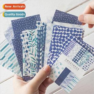 paper literary lace Sweet diy material plaid handboo series