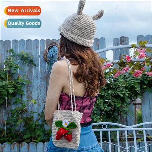 Summer new hat travel beach sunscreen sun hat strawberry str