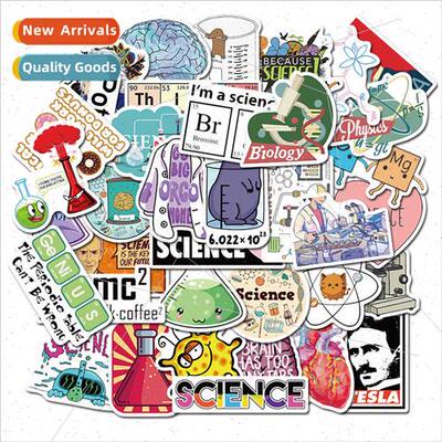 50 science lab series stickers stationery desk books persona