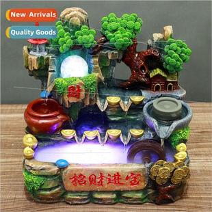 Indoor home creative entrance desktop water fountain humidif