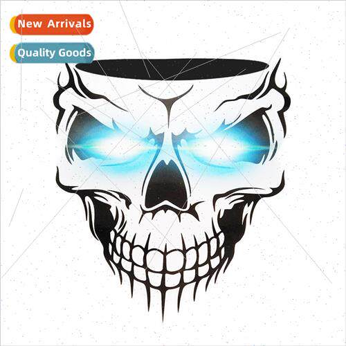 Car stickers new printing reflective skull car stickers pers