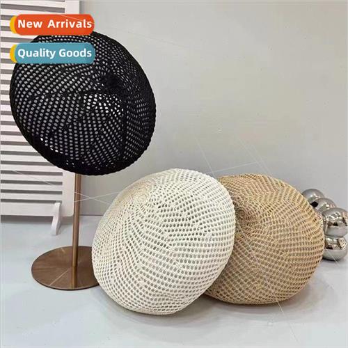 Summer Korean  of the wispy hollow breathable black temperam