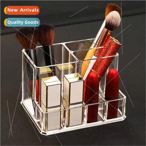 Ins girl heart desktop transparent cosmetic organizer studen