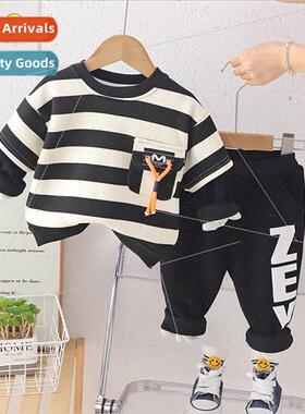 Boys sweater sets fall and winter 2023 new handsome children