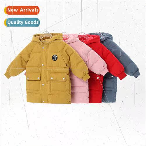 2023 childrens down cotton jacket in long cotton jacket baby