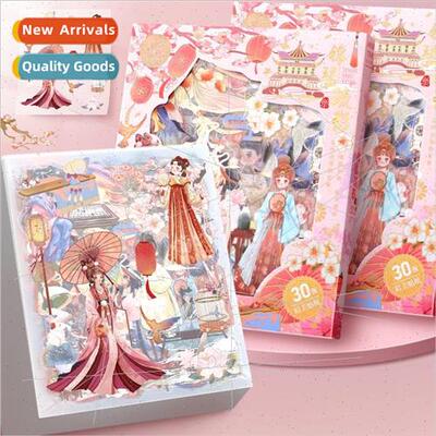 Stickers PET ancient  high value handbook stickers free cutt