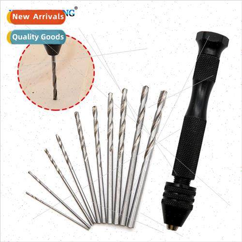 Black Hand Twist Drill Manual Punching Set Cultural Amber Th