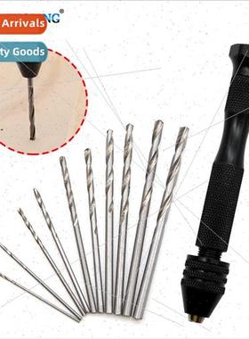 Black Hand Twist Drill Manual Punching Set Cultural Amber Th