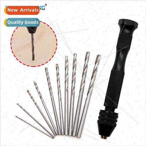 Black Hand Twist Drill Manual Punching Set Cultural Amber Th
