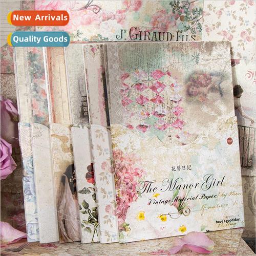 Beautiful Day Material Paper Manor Girl Series Vintage Large
