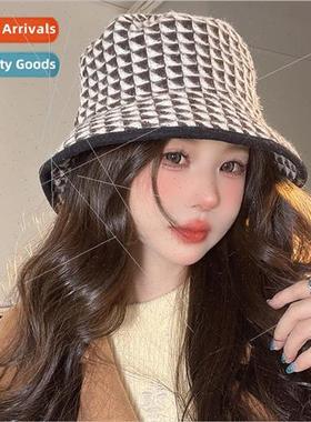 Thousand bird grid parent-child fisherman cap female hundred