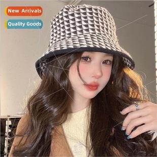 parent child fisherman Thousand female grid cap hundred bird