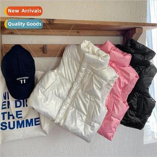 winter childrens vest 2023 male and undershirt fema fall
