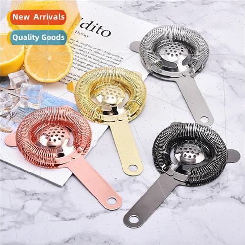 304 stainless steel ice separator ice cube cocktail strainer