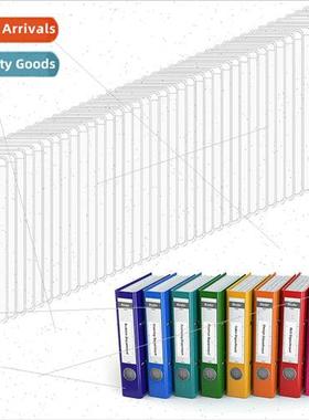 Transparent Classification Stickers Replaceable White Card L