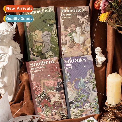 Old Years Shadow Vintage Foil Stamping Japanese Paper Sticke