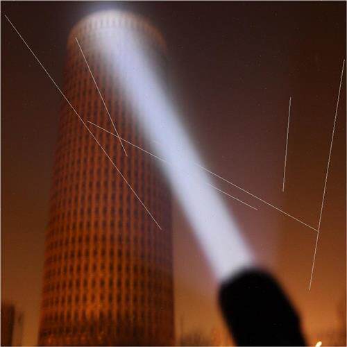 Deepening aluminum light cup strong light flashlight long-di
