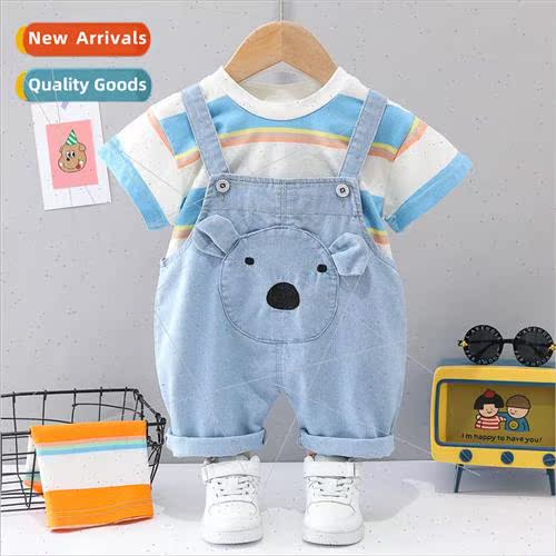 2023 childrens summer new childrens suit girls Korean  of th