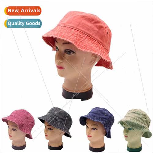 Korean female summer versatile ins washed cowboy fisherman h