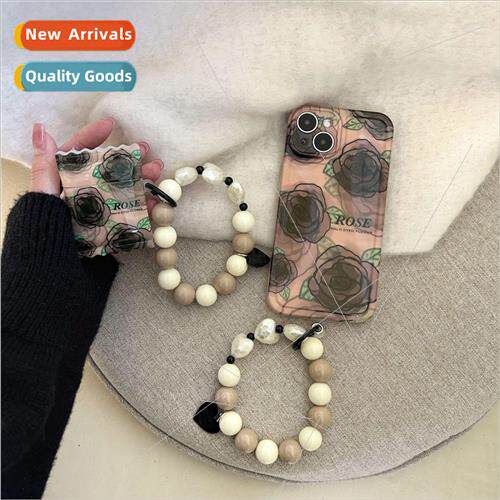 French Black Rose New iPhone 14 Premium Sense 12Promax 适用