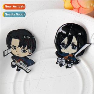 Titan metal pin Attack soldier cartoon Allen Anime badge