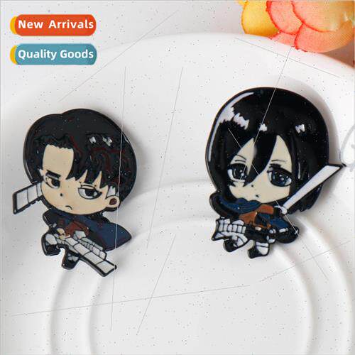 Anime Attack on Titan metal badge Allen cartoon pin soldier
