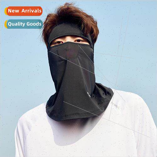 UV sunscreen mask male breathable full face mask driving sun图片