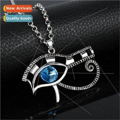 Eye of Horus Stylized Necklace Ancient Egyptian Rune Eagle H