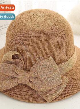 Bow tie fisherman hat children spring and summer pot hat sun
