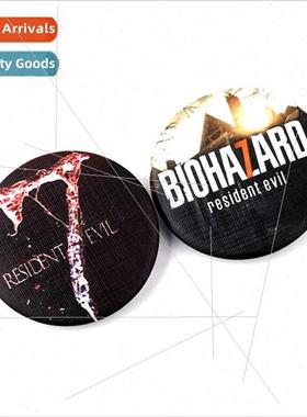 New Resident Evil 7 Badge Lapel Pins BIOHAZARD7 Tinplate Arm