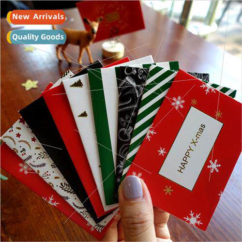Christmas Folded Card Envelope Greeting Card Organizer 5 Car